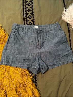 A New Day Chambray Blue Women's Casual Shorts